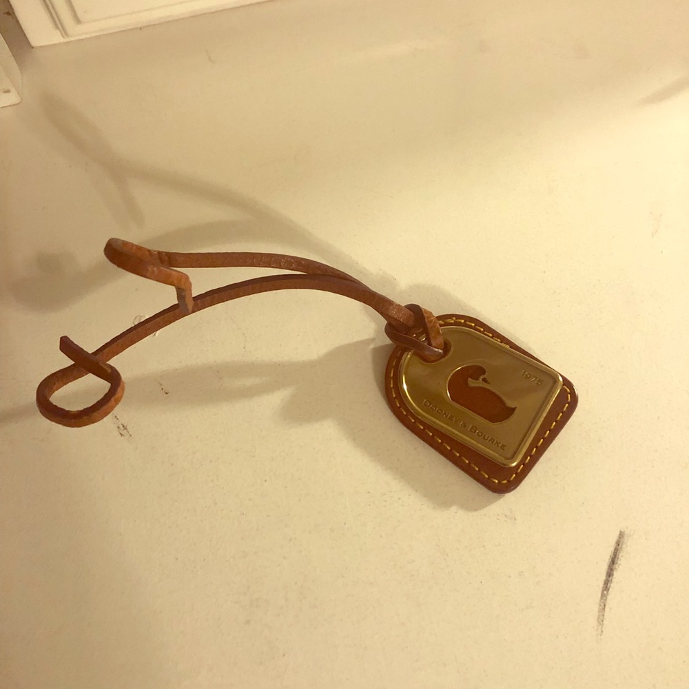 Authentic Dooney bag tag